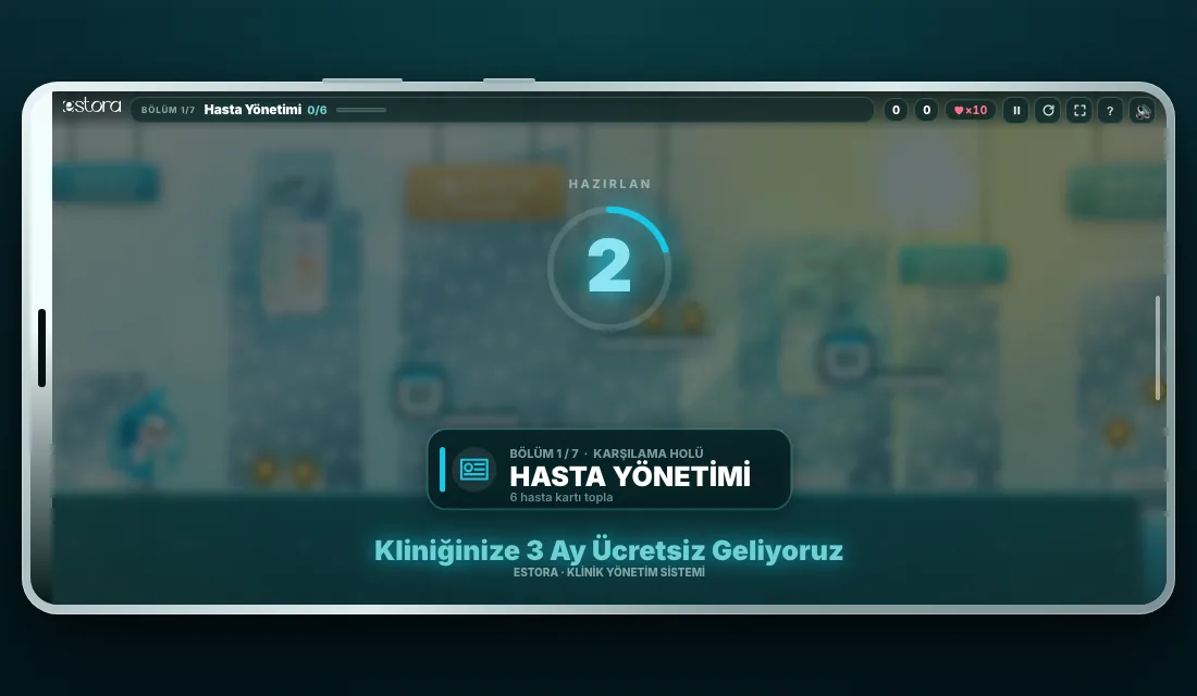 Telefon çerçevesinde geri sayım